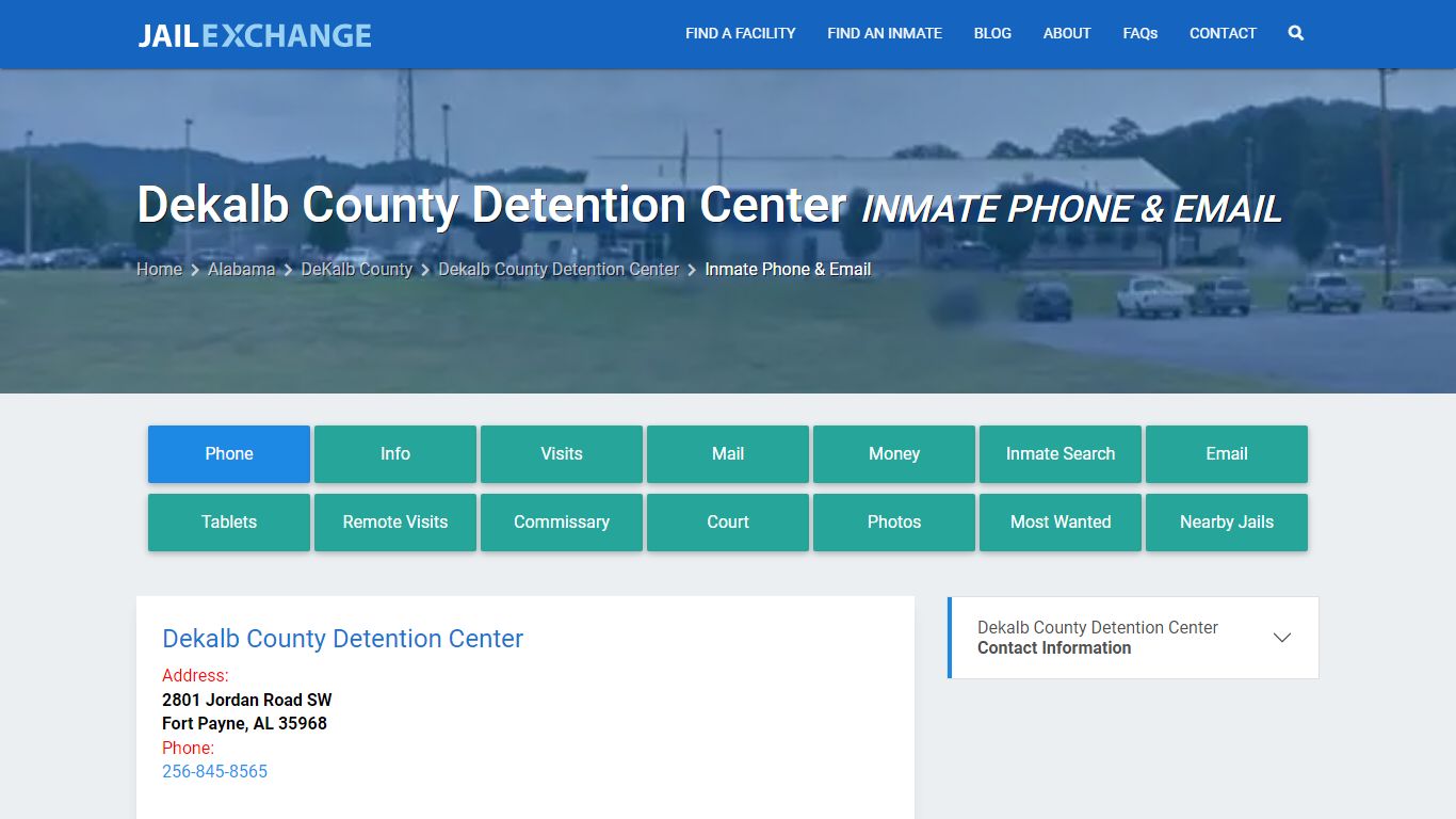 Inmate Phone - Dekalb County Detention Center, AL - Jail Exchange
