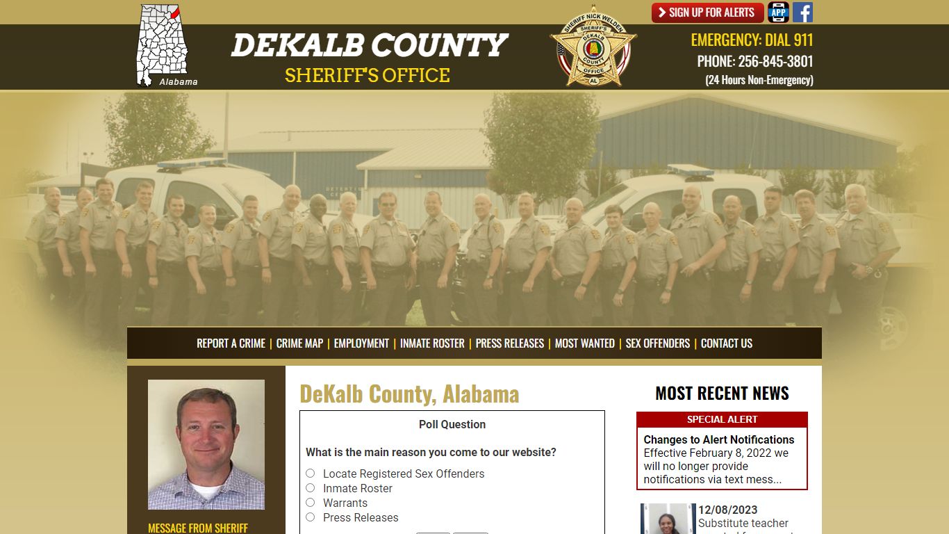 DeKalb County Sheriff's Office - Fort Payne, Alabama